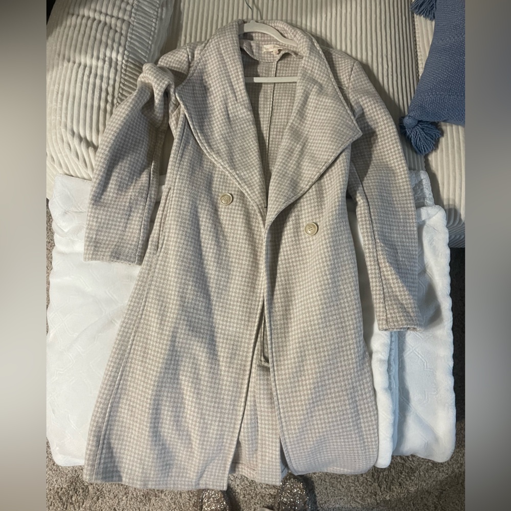 Solitaire Cream Houndstooth Jacket - image 1